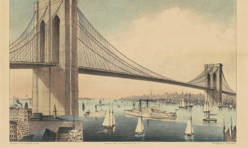 the great east river suspension bridge connecting the cities of new york and brooklyn 2015 19 770