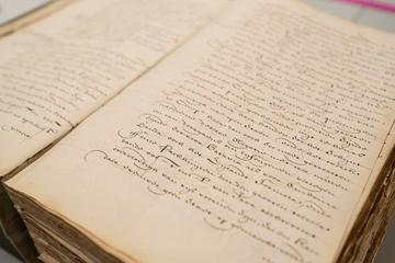 An image of a page of text, relating to the GLOBALISE project
